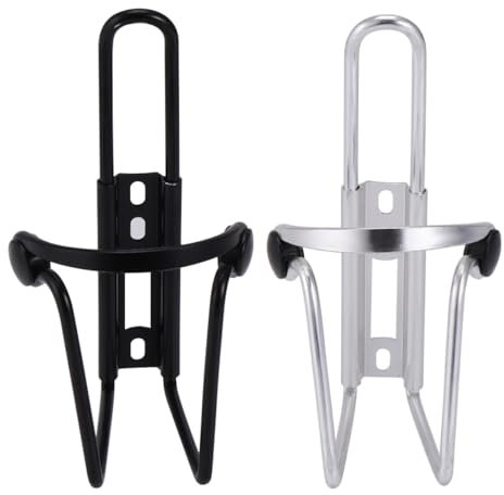 Toddmomy 2 Pièces Porte-Bouteille d'eau De Vélo Porte-Bouteille De Vélo en Métal en Plastique De Porte-Bidon pour Vélo Cyclisme Vélos De Route/VTT ()