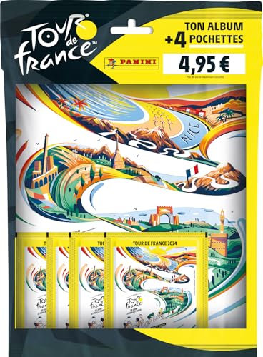 Panini Tour de France 2024 Album + 4 Hüllen, 004870SPCFGD