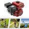 Yunrux - Generatore a benzina a 4 tempi, motore a benzina, generatore di corrente a basso rumore, 4,2 kW, alternatore, 3600 rpm, motore a benzina con funzione di allarme dell'olio, filtro dell'aria