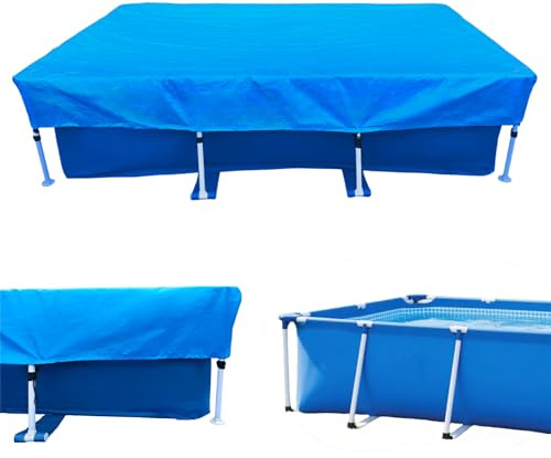 Pool Abdeckung Rechteckige 300 x 200 cm Poolplane 3x2 m für Frame Pool