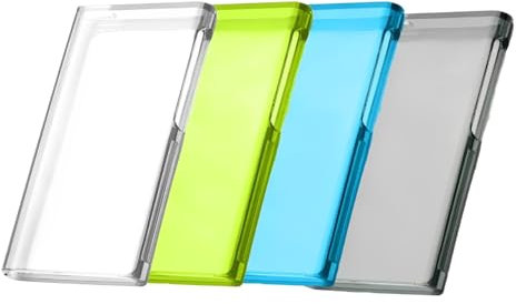 BeisDirect Schutzhülle für iPod Nano 7 / 7G 7. Generation, glänzend, weich, transparent, TPU, 4 Stück