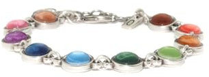 QOSS Armband LOIS silber multicolor