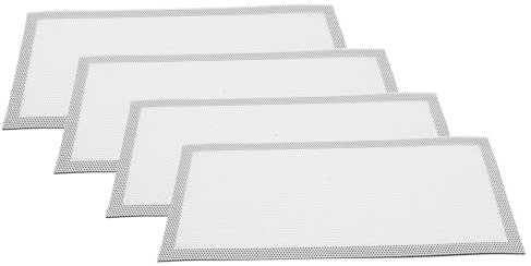 MOBUTOFU 4pcs Ceiling Vent Register Mesh Screen for Floor Wall Baseboard Radiator Air Duct Cover