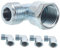 DOITOOL 5sets Gas Connector Hose for Kitchen Stoves Adapter /4 Thread Easy to Install 5pcs*5