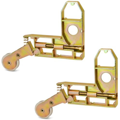 Sliding Screen Door Corner Insert Rollers Assembly with 1 Diameter Concave Stainless Steel Wheels Replacement Screen Corner and Roller, 2 Pack