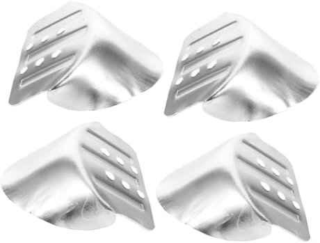 ibasenice Ersatz für Arbeiten Silber in für Aluminiumlegierung Höhe 2 Paar Fersenhalterungen Trockenbau Stelzen und Reparaturen