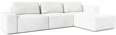 AXLIVING Arkleton Couch XXL L Form 360 cm in Weiß – Modern & Bequem R