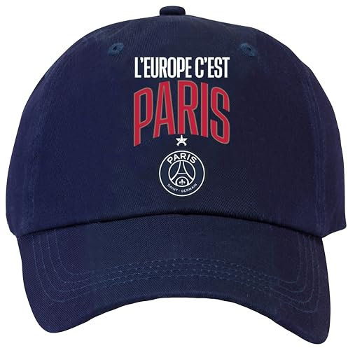 PSG Casquette L' Europe C'est Paris - Collection Officielle Paris Saint Germain - Champions d' Europe 2025