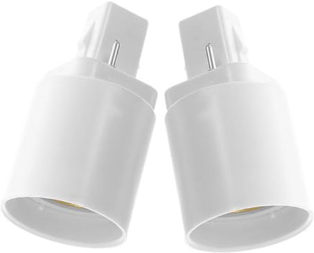 Operitacx 2pcs Pin Light Socket Converter Gd to Bulb Holder Adaptor for Light Socket Multi-use Bulb Base Adapter for Office Home