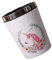 Ipetboom Round Unicorn Pattern Waste Bin Pressing Ring Trash Can for Bedroom Living Room Kitchen Stylish Marble Design for Home Use