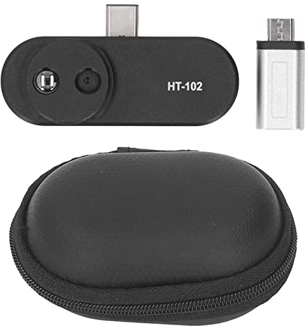 lvifloae Caméra d'imagerie Thermique pour téléphone Portable ABS équipée d'un connecteur intégré réglable. La caméra d'imagerie Thermique est de Taille compacte et Facile à