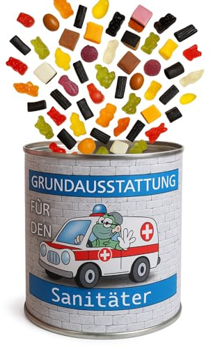 AnyCakes Grundausstattung für den Sanitäter Geschenk aus der Dose, Scherzartikel, Lustige Geschenkidee, Party-Brüller, Spaßgeschenk, Geburtstagsgeschenk