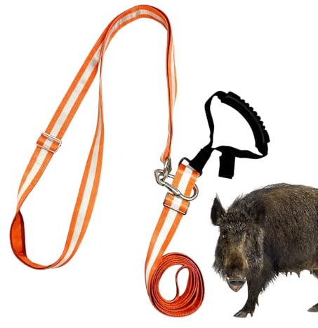 Rechory Deer Drag Strap, Orange Outdoor Gear Deer Puller Schlitten Seil mit Reflexstreifen für Outdoor Ausflug raues Gelände Wildnis Feld