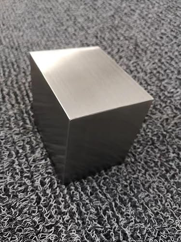Massiver Würfel-Briefbeschwerer aus Edelstahl 304 – polierter quadratischer Block, 10 mm, 16 mm, 20 mm(16x16x16mm)