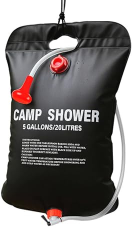 Berilo SOLAR CAMPINGDUSCHE 20L mit Duschkopf Solardusche Solarbetrieben Gartendusche Reisedusche Camping Dusche Reise Garten Outdoor 69