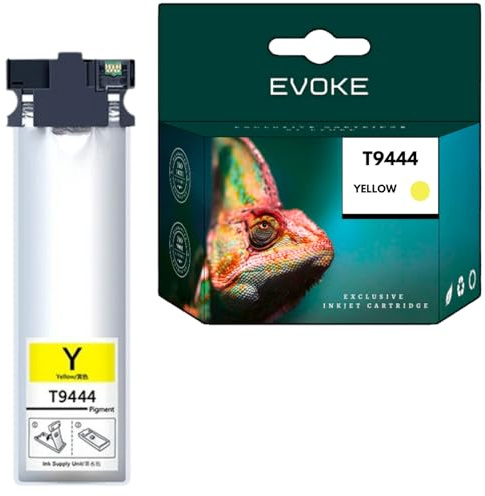 EVOKE 9444 Tinte kompatibel zu Epson WF-C5210DW WF-C5290DW WF-C5710DWF WF-C5790DWF Gelb (Yellow) 3000 Seiten 40ml