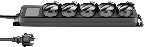 Adam Hall Cables 8747 IP 5 Stromverteiler 5-Fach IP44 | 1,4m