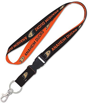 Anaheim Ducks Premium Lanyard Schlüsselanhänger, 58,4 cm lang, 2,5 cm breit