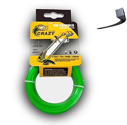 Mähfaden Stern Trimmer Nylonfaden Sense Trimmerfaden 15 m / Ø 2.0 mm