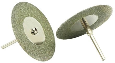 50mm (2″inch) Diamond Coated Rotary Cutting Cut Off Blade Wheels Saw Blades Cutting Discs for Dremel Mandrel Mini Drill 10PCS