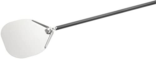 Gi.Metal Pelle à pizza en aluminium anodisé arrondi 45x45 cm manche 150cm AF45R…