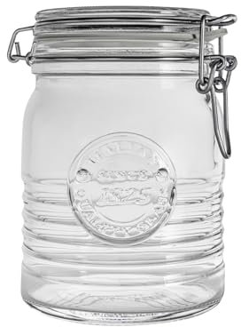 Bormioli Rocco Officina 1825 Verre Pot de Rangement avec Couvercle hermétique Clip - 750ml