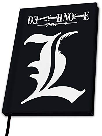 ABYstyle - Death Note - Notizbuch A5 -L, schwarz, unisex, 3665361012702