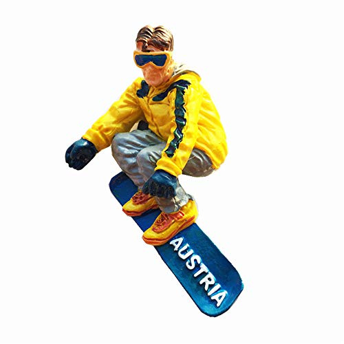 Skigebiet Österreich Kühlschrankmagnet Reise Souvenir Geschenkkollektion Home Küche Dekoration Magnetaufkleber Österreich Kühlschrankmagnet