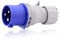 Intratec fiche CEE 32A 230V IP44 3 pôles 6h bleu/gris, IEC60309, fiche d’alimentation, qualité industrielle