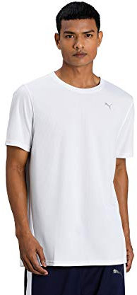 PUMA Herren Performance t-shirt M T shirt, Puma White, S EU