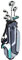 MacGregor Golf Ladies CG3000 Stainless Steel Irons Golf Club & Stand Bag Half Package Set, Ladies Right Hand, Silver