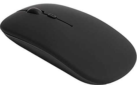 ASHATA Schlanke Kabellose Maus, Bluetooth 5.0 Silent Ultradünne Optische Tragbare -Maus, 800, 1200, 1600 Einstellbare DPI, Schnurlose Mäuse für Laptop, PC, Tablet