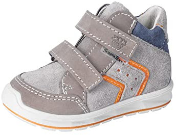 PEPINO Ricosta Jungen Stiefel KIMO,Kinder Boots,WMS:Mittel,lose Einlage,Sympatex,Klettstiefel,Kinderschuhe,Booties,Leder,Graphit (450),20 EU