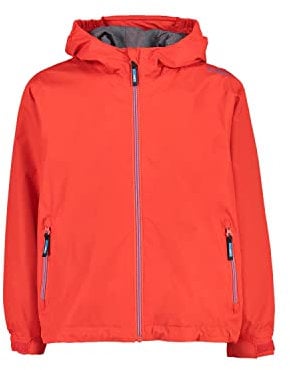 CMP Giacca da Bambino con Cappuccio Fisso Unisex - Bambini e Ragazzi, Fire, 152
