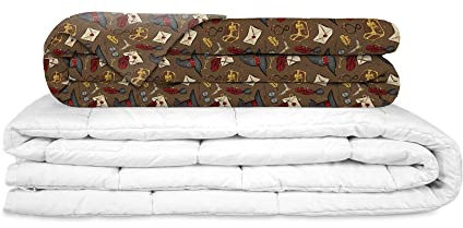 Gravity Therapiedecke Gewichtsdecke Incl. Baumwolle-Bezug Schlaufen Bezugssystem mit Reißverschluss - Zauberei Edition - Schwere Decke für Erwachsene/Jugendliche 135x200cm 12 kg