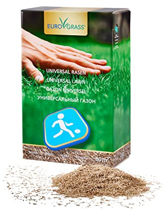 Premium Universalrasen Rasensamen & Grassamen | Spiel- & Sportrasen für Hohe Belastung & Turbo Nachsaat | Schnellkeimend & Pflegeleicht für Kinder & Haustiere | Winterhart – 2 kg für 80 m²