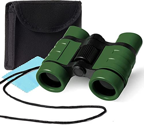 Fernglas, Fernglas für Kinder, Ferngläser Spielzeug ab 3-12, Outdoor Exploration Spielzeug für Jungen und Mädchen, Geschenk für Kleine Abenteurer (Grün)