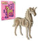 Eco 3D Holzpuzzle - Einhorn von Deluxebase. Kreatives pädagogisches 3D-Skulpturenpuzzle aus Holz für Kinder -recyceltes nachhaltiges Holz