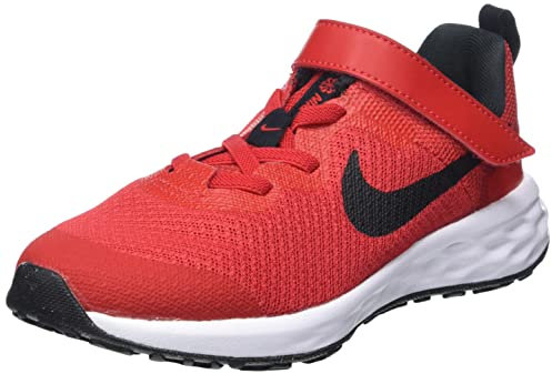 Nike Revolution 6 Sneaker, University Red Black, 23.5 EU
