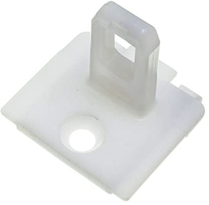 Paxanpax PLD1860 White Plastic Door Catch Compatible for Hoover Candy, CC, GOC, GODC, GODV, COV; Hoover HHKR, HNC, HNV, VHC, VHV Series