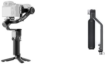 DJI RS 3 Mini, Stabilizzatore leggero a 3 assi per Canon/Sony/Panasonic/Nikon/Fujifilm & Impugnatura a maniglia