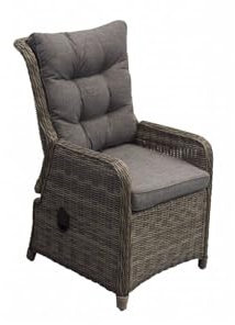 Verstellbarer Gartenstuhl Dublin | Sweet Brown | Rattan