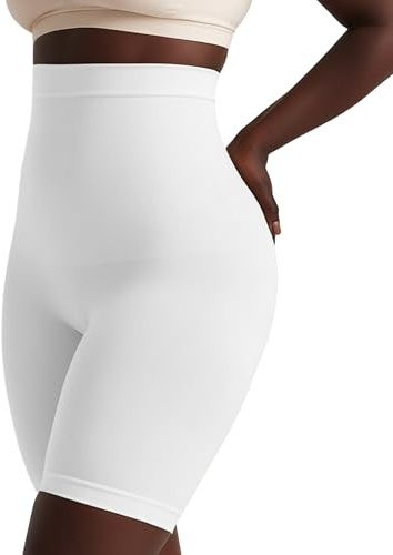 Conturve Tummy Control Knickers for Women - High Waisted Shapewear Shorts, Anti Chafing Body Shaper, Compression Shorts, Control Underwear for Women