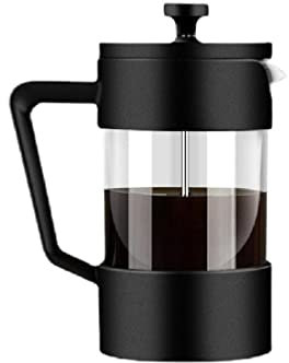 350/600/1000 - Prensa de café de vidrio engrosado, café y tetera de plástico hecho a mano, prensa de leche espumada, filtro francés