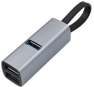 RIIEYOCA Typ C zu USB 3.0 Hub, 3-Port USB C zu USB Hub Extender, USB 2.0 Hub, Mini Aluminium Portable 3-Port Splitter Storage USB Hub Expansion Hub für Laptops, Autos, Handys, Mac, Notebooks, PC