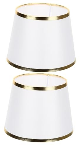 TOPBATHY 2St protect schutzzelt lamp shade geschenkeidee lampen abdeckung Beleuchtung E27 Lampenschirm Lavalampen für Erwachsene Vintage Leuchter Kapuze Die Glühbirne Boden Stoff Weiß