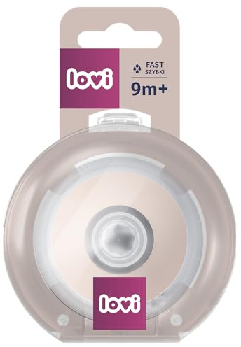 LOVI dynamischer Stillschnuller Mammafeel, 1 St. 100% Silikon, stillfreundlich, Anti-Kolik, BPA-frei (FAST 9 m+)