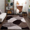 Extra Long Hallway Runner Rugs - Thick Dense Pile Fluffy Super Soft Carpet Runner - Elegant Dresign Luxury Area Rugs for Bedroom Living Room Carpet Mat - Pona Brown Beige Cream, 160 x 230cm