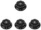 NIYANGLE 4pcs Thermostat Switch Stove Knob Covers Deep Fryer Oil Fryer An Fittings Thermostat Oven Knob Replacement Oven Knobs Temperature Control Knob Oven Temperature Dial Plastic