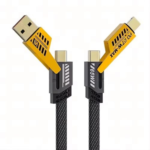 THINGSSOL© Cable Multiple USB C Carga Rápida | Multicable de Carga Rapida con Conectores para iPhone, Android, USB-C, y más | Transferencia de datos 1.2M | Cable universal | Control de sobrecargas
